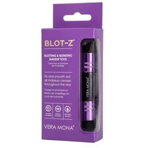 NEW in Box. Vera Mona Blot-Z Makeup Tool. Blotting & blending. Fix makeup